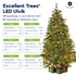 Excellent Trees® LED Ulvik 300 cm - Premium XL Kerstboom met 860 lampjes - ⌀178cm - 300cm