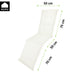 Kopu® Prisma Aquamarine Deckchairkussen 200x50 cm - comfortabel schuim