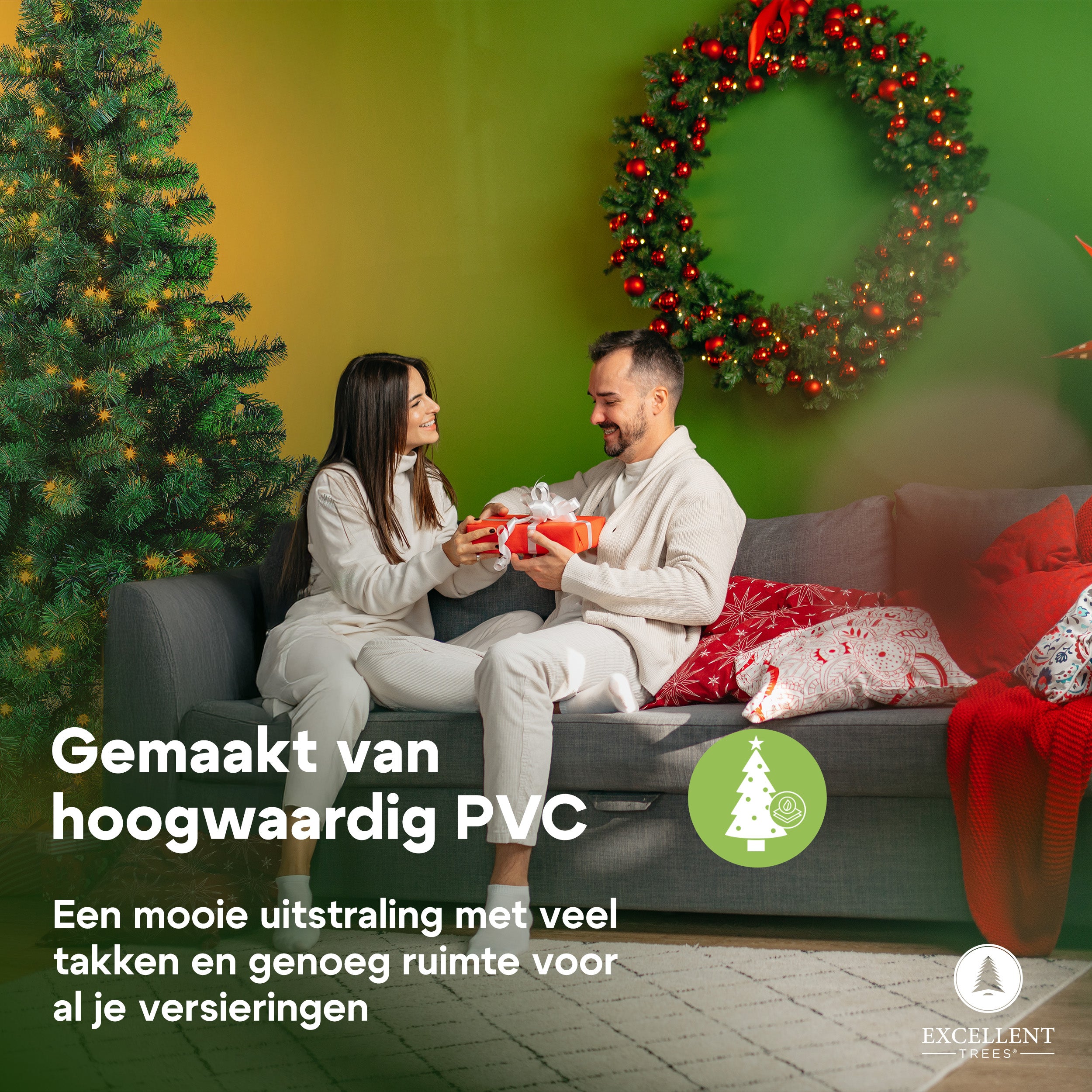 Excellent Trees® LED Stavanger 180 cm - Kerstboom met verlichting - ⌀110cm - 180cm