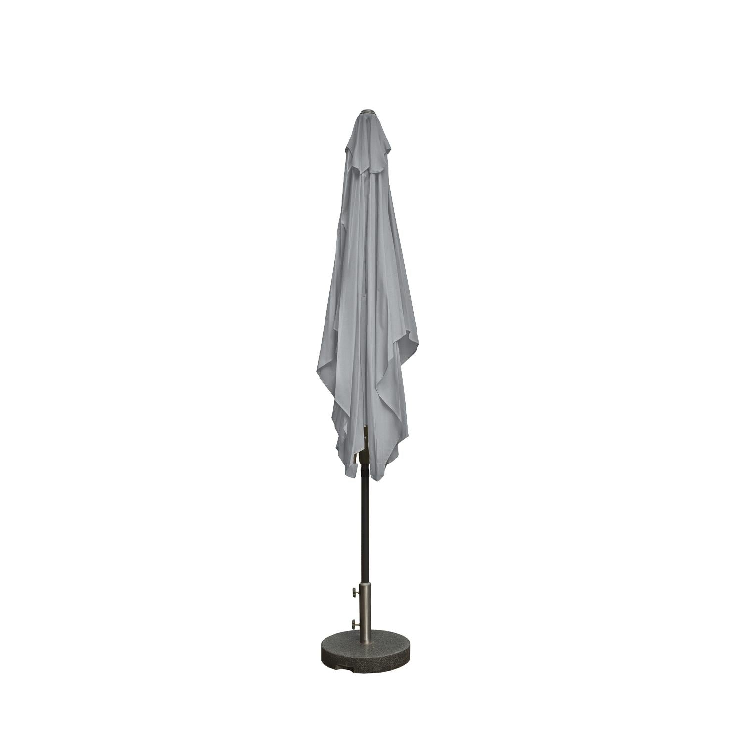Kopu® Altea Parasol 230x230cm Windvanger Lichtgrijs