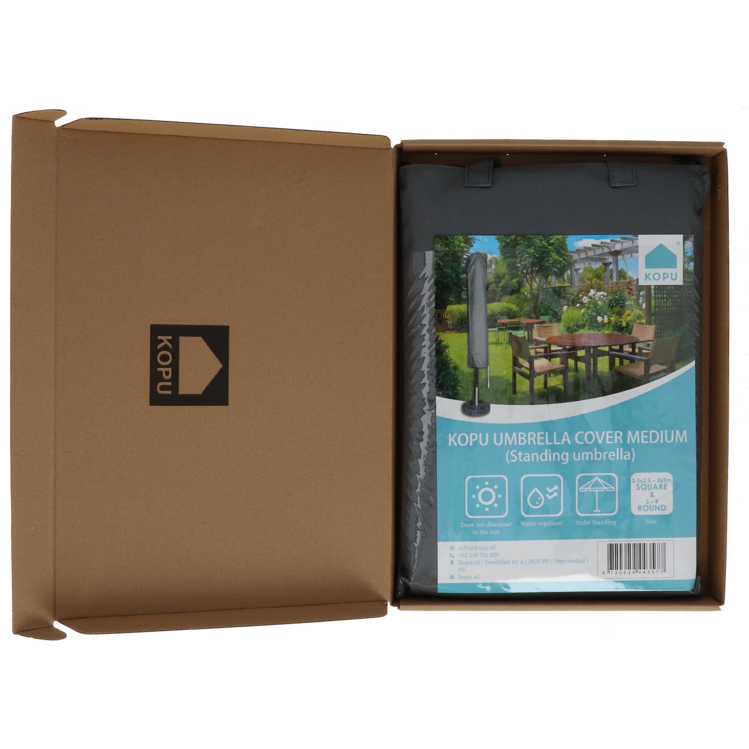 Kopu® Parasolhoes M voor Staande Parasol 300 cm 250/300 vierkant