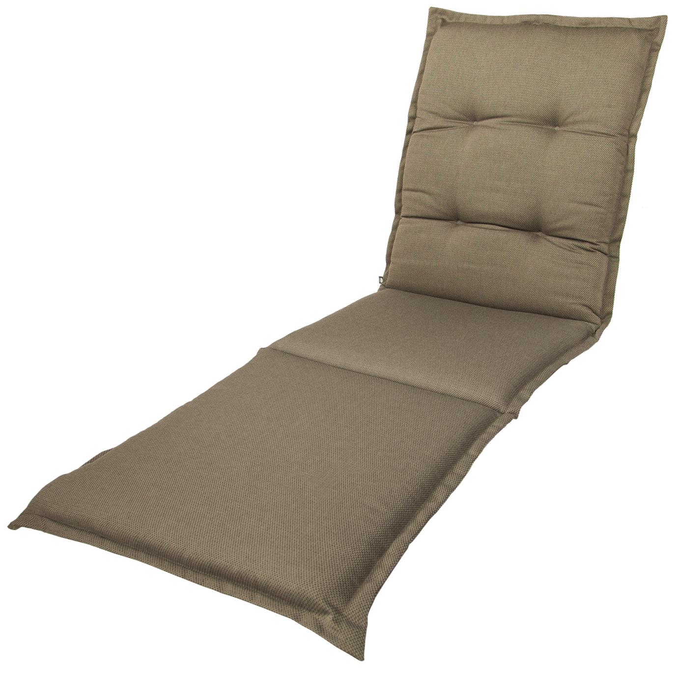 Kopu® Manchester Liegekissen 195x60 cm - Farbe Taupe