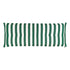 Kopu® Mila Forest Green 150 cm - Hoogwaardig Bankkussen - Gestreept