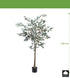 Kopu® Kunst olijfboom, 150 cm hoog, met 495 bladeren en een pot