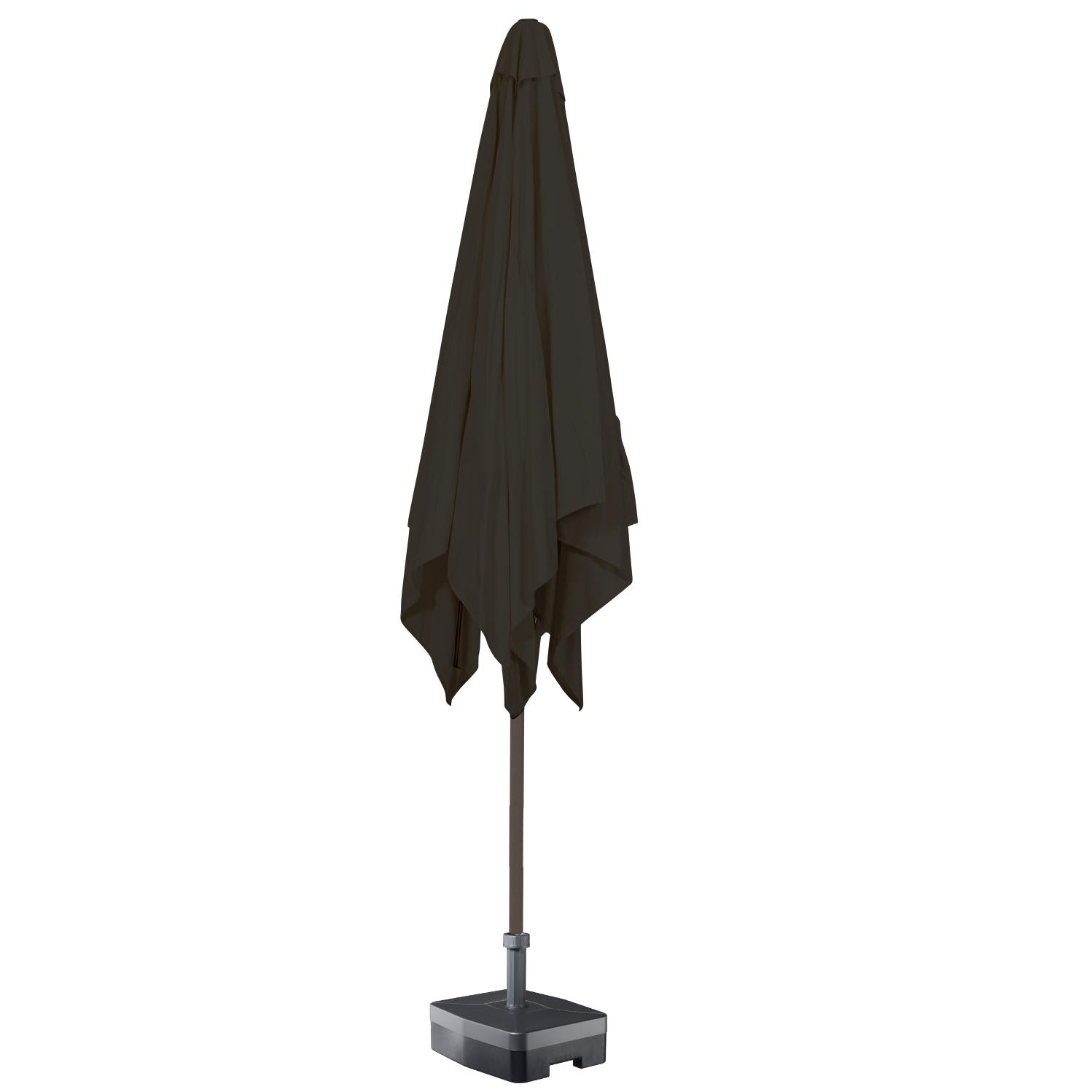 Kopu® Altea Parasolset Vierkant 230x230 cm met Hoes en Voet - Antraciet (Copy)