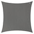 Kopu® Schaduwdoek 3x3m Vierkant Waterdicht 230 gram Zonnedoek - Grijs