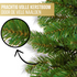Mini Kerstboom Excellent Trees® LED Jarbo 75 cm met verlichting - Luxe uitvoering - Hoogwaardig PVC Materiaal met 55 Lampjes - Groen