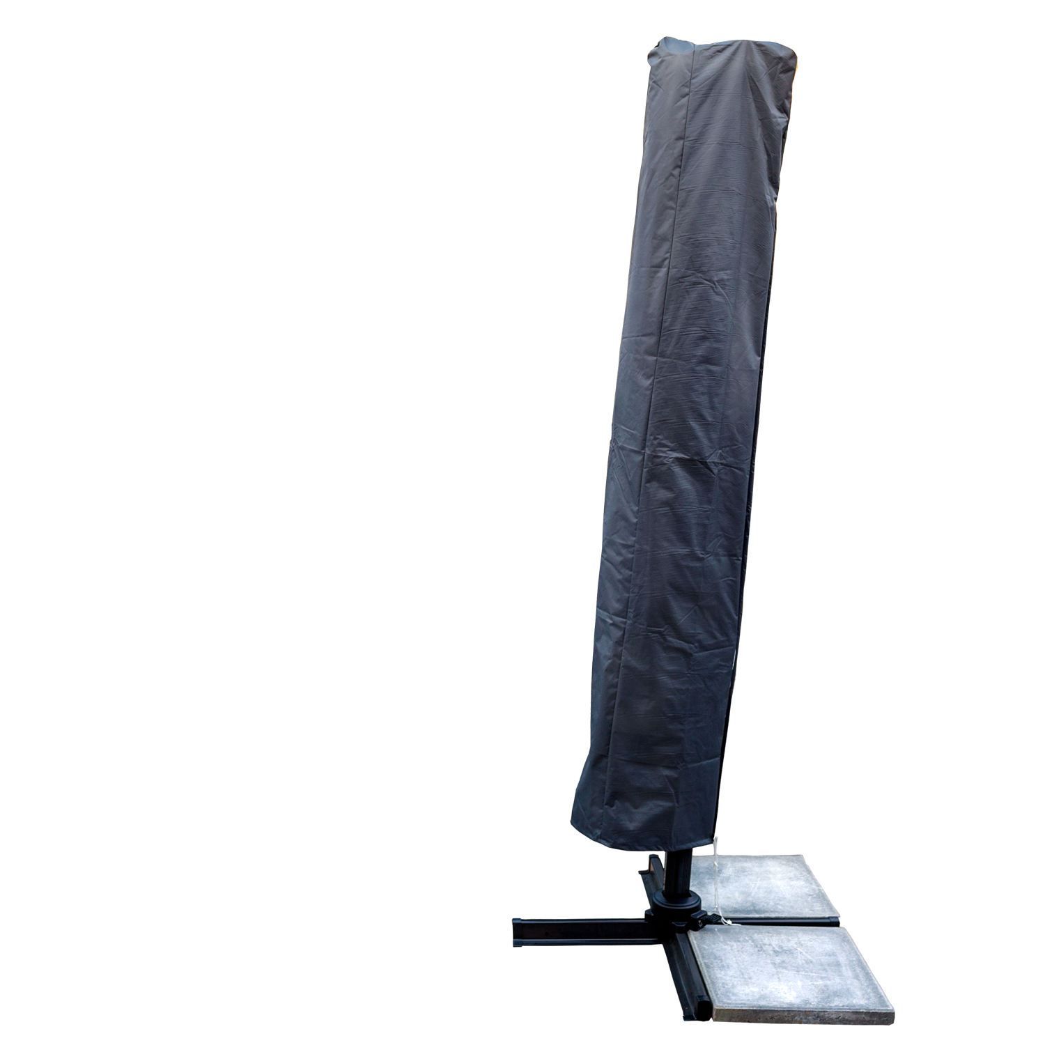 Kopu® Sonnenschirmhülle XL für schwimmenden Sonnenschirm 3 x 3 m quadratisch – Grau