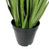 Kopu® Kunstplant Chinees Riet 90 cm - 3 pluimen - in zwarte pot