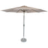 Kopu® ronde stokparasol 300 cm Calma met hoes en voet - Taupe