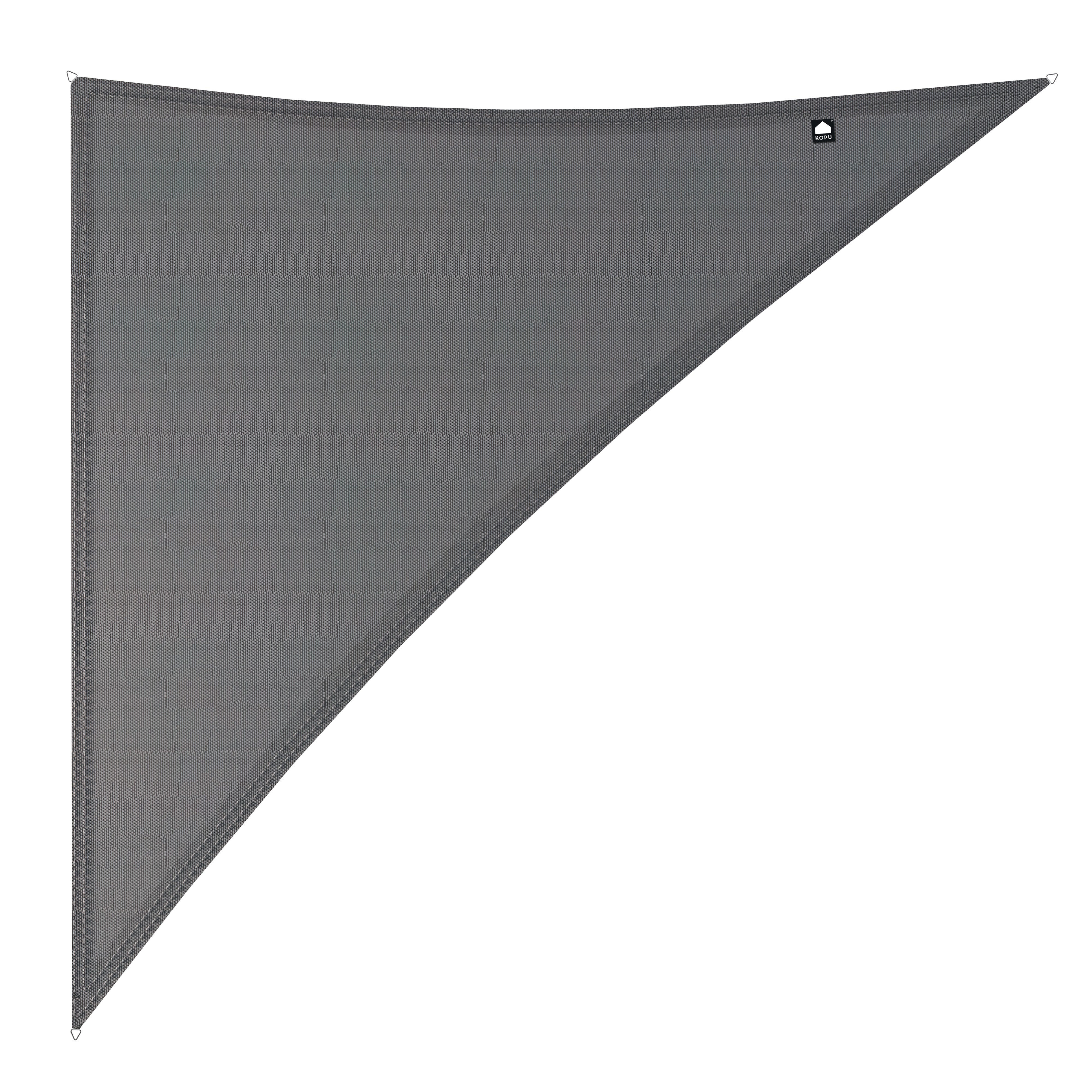 Kopu® Shade Cloth Triangle 5x6x7,8 mtr 230 Gramm Wasserdicht - Grau