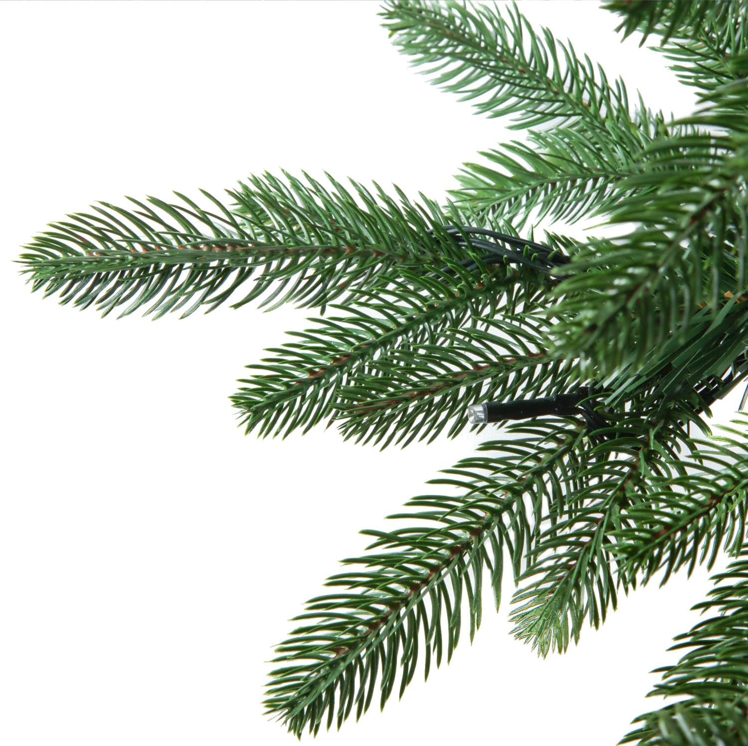 Luxe Kerstboom Excellent Trees® LED Falun Green 180 cm met 270 Lampen