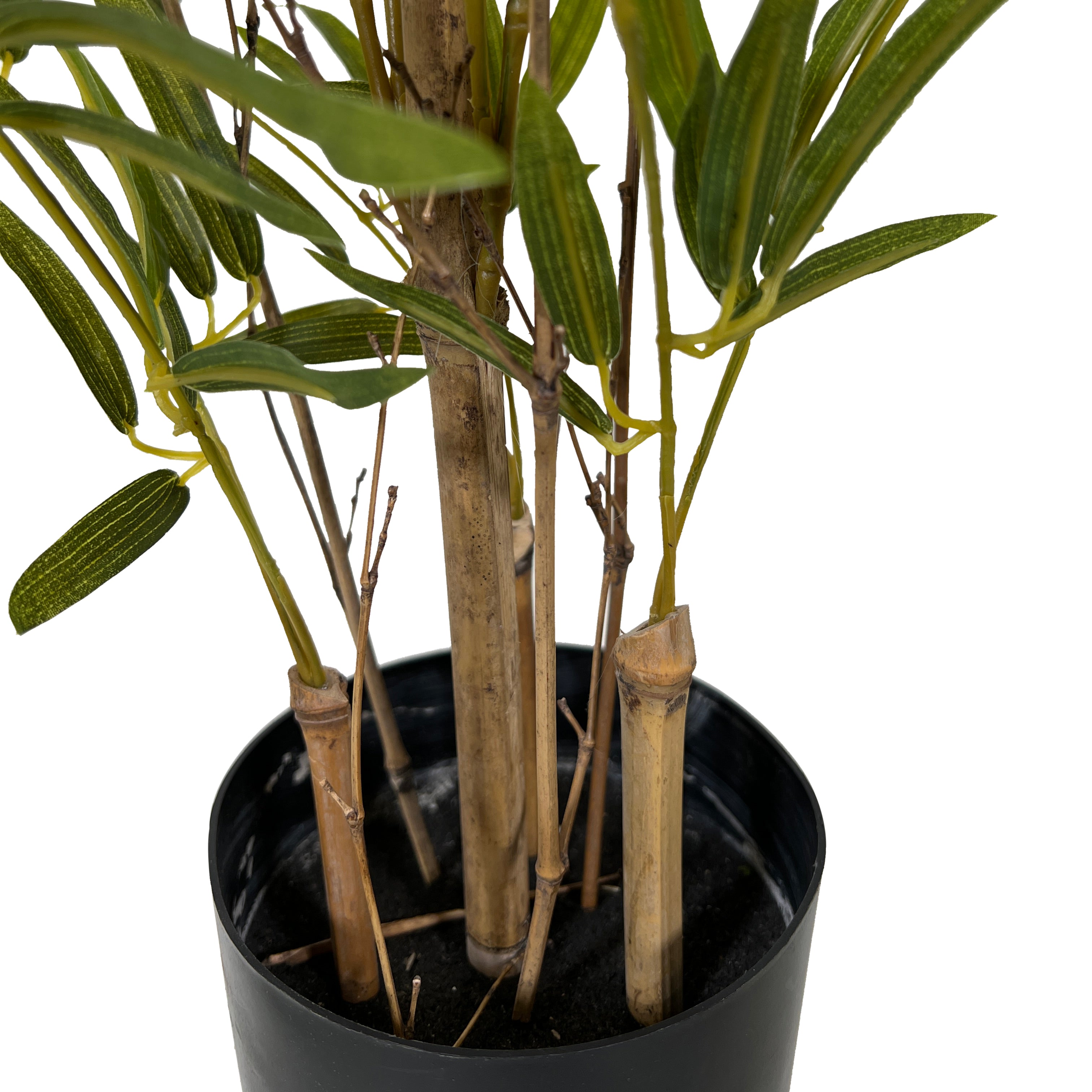 Kopu® Kunstplant Bamboe 120 cm - in zwarte pot - Nepplant