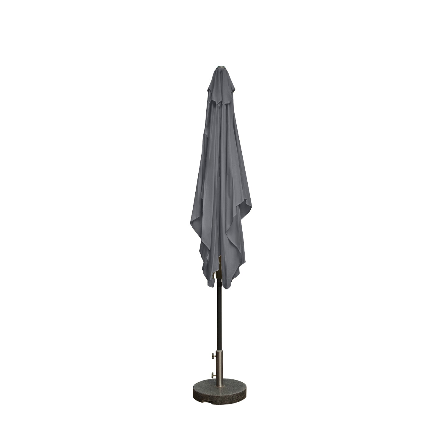 Kopu® rechthoekige parasol Bilbao 150x250 cm met voet - Grey