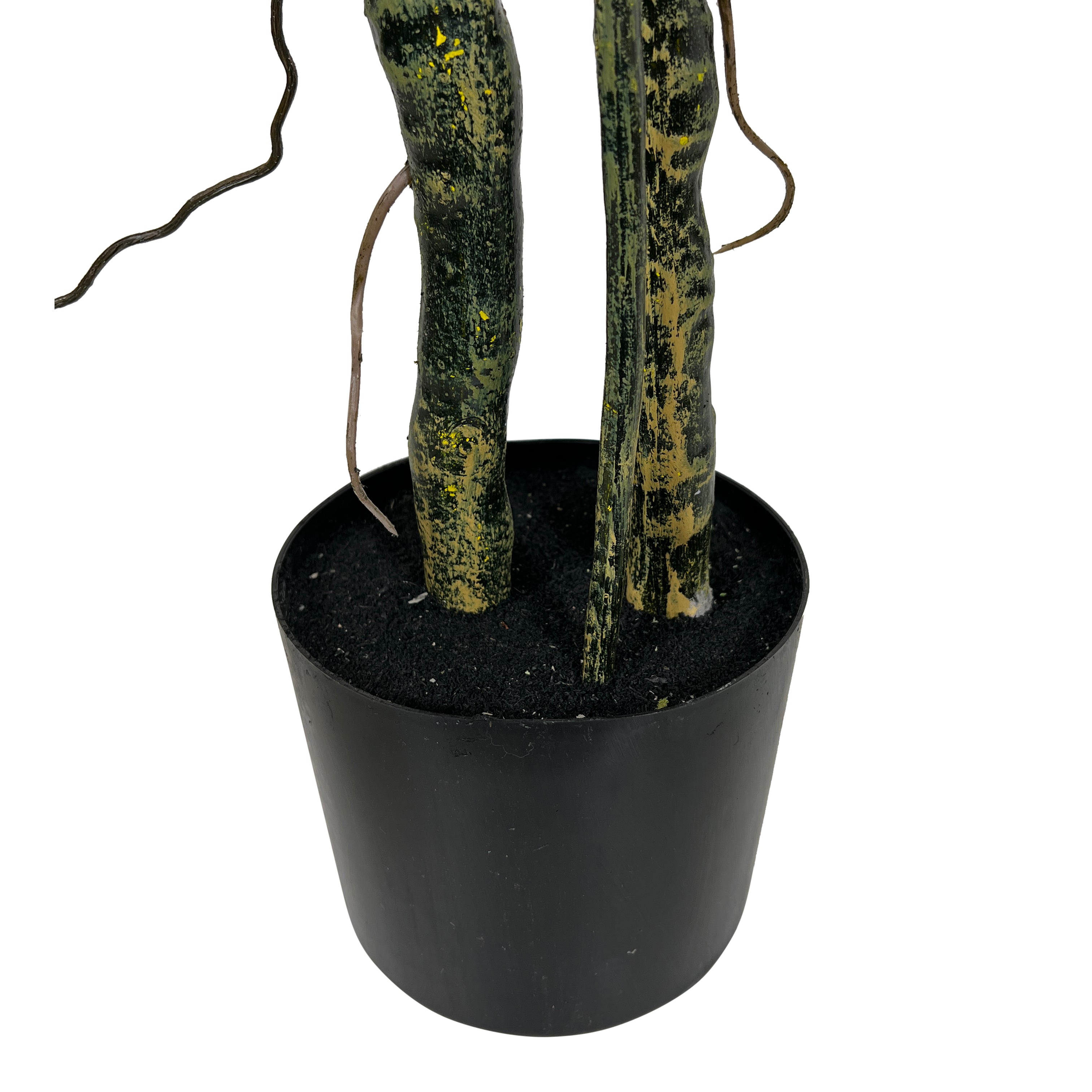 Kopu® Kunstplant Colocasia 140 cm - 8 bladeren - in zwarte pot