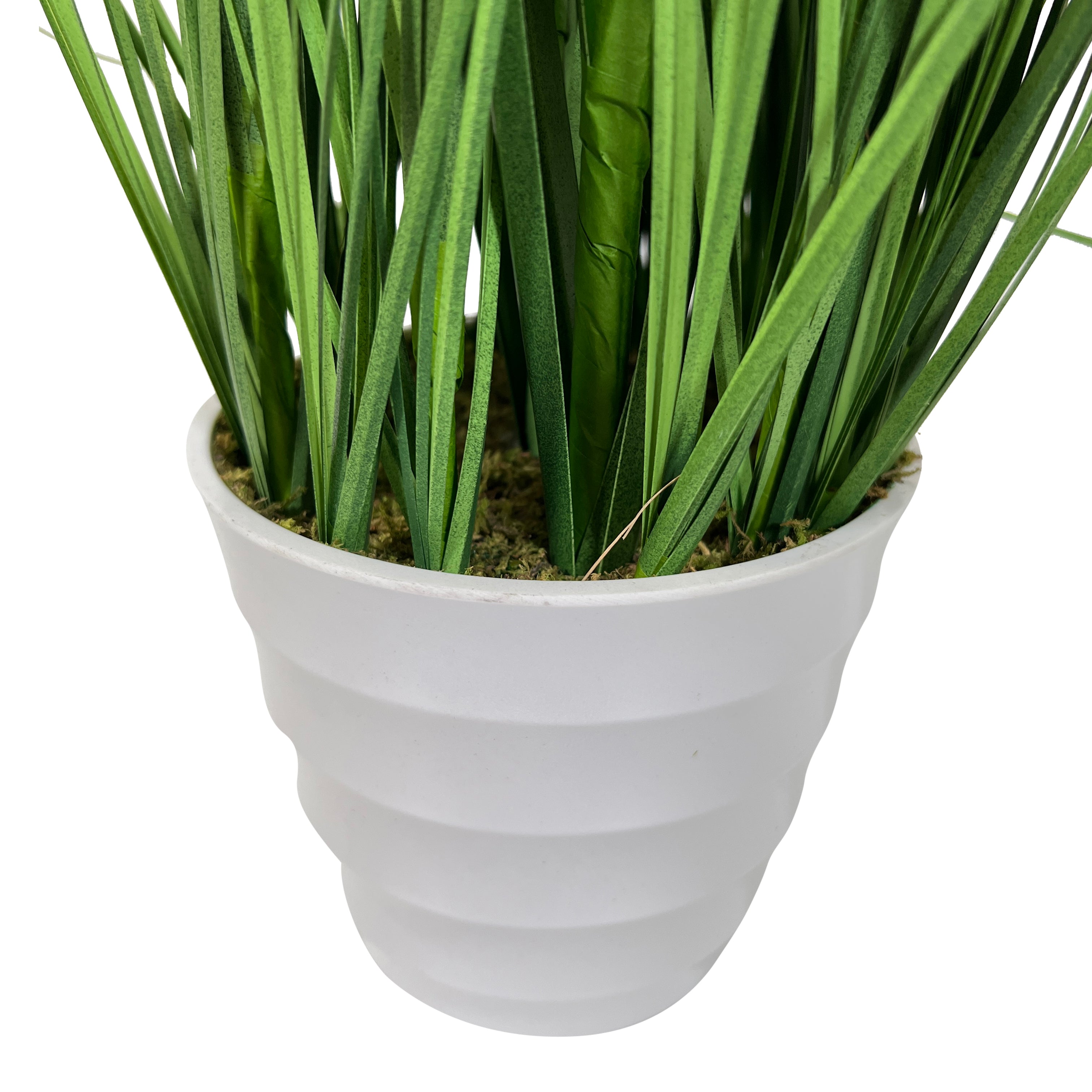 Kopu® Kunstplant Pampusgras 110 cm - 5 pluimen - in witte pot