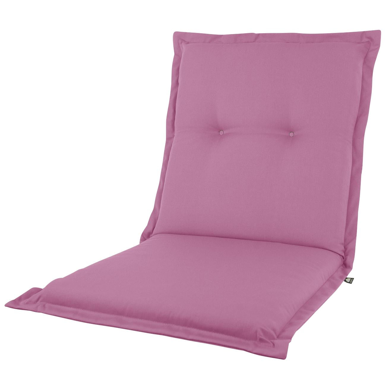 Kopu® – Prisma Gartenkissen mit niedriger Rückenlehne – Thulian Pink