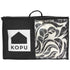 Kopu® Retro Flower Loungekussenset Zit en Rug 60 cm - Black