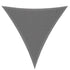 Kopu® Schaduwdoek Driehoek 3x3x3 mtr Waterdicht 230 grams - Grijs