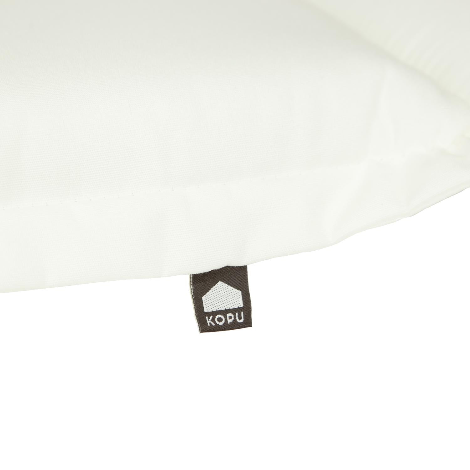 Kopu® Prisma Ivory - Comfortabel Tuinkussen met Hoge Rug - Wit