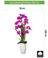 Kopu® Kunstplant Orchidee 160 cm Roze in Hoge Bloempot - Phalaenopsis