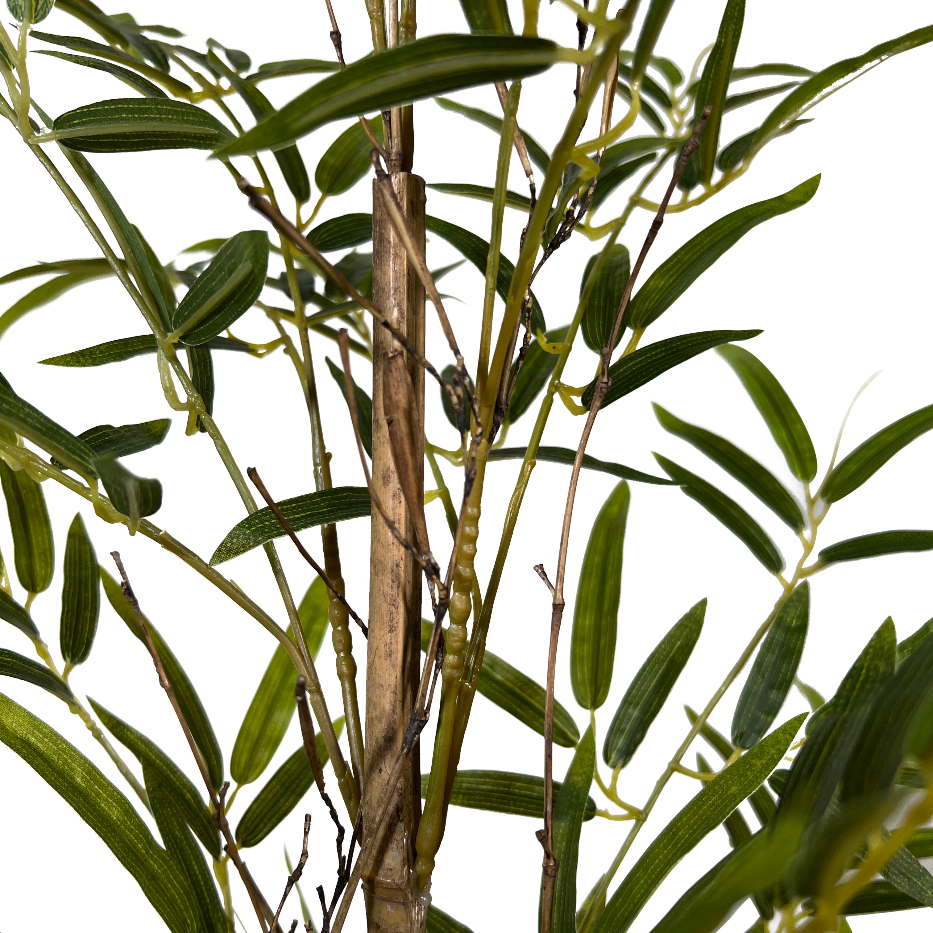Kopu® Kunstpflanze Bambus 90 cm – im schwarzen Topf – Kunstpflanze – kopu
