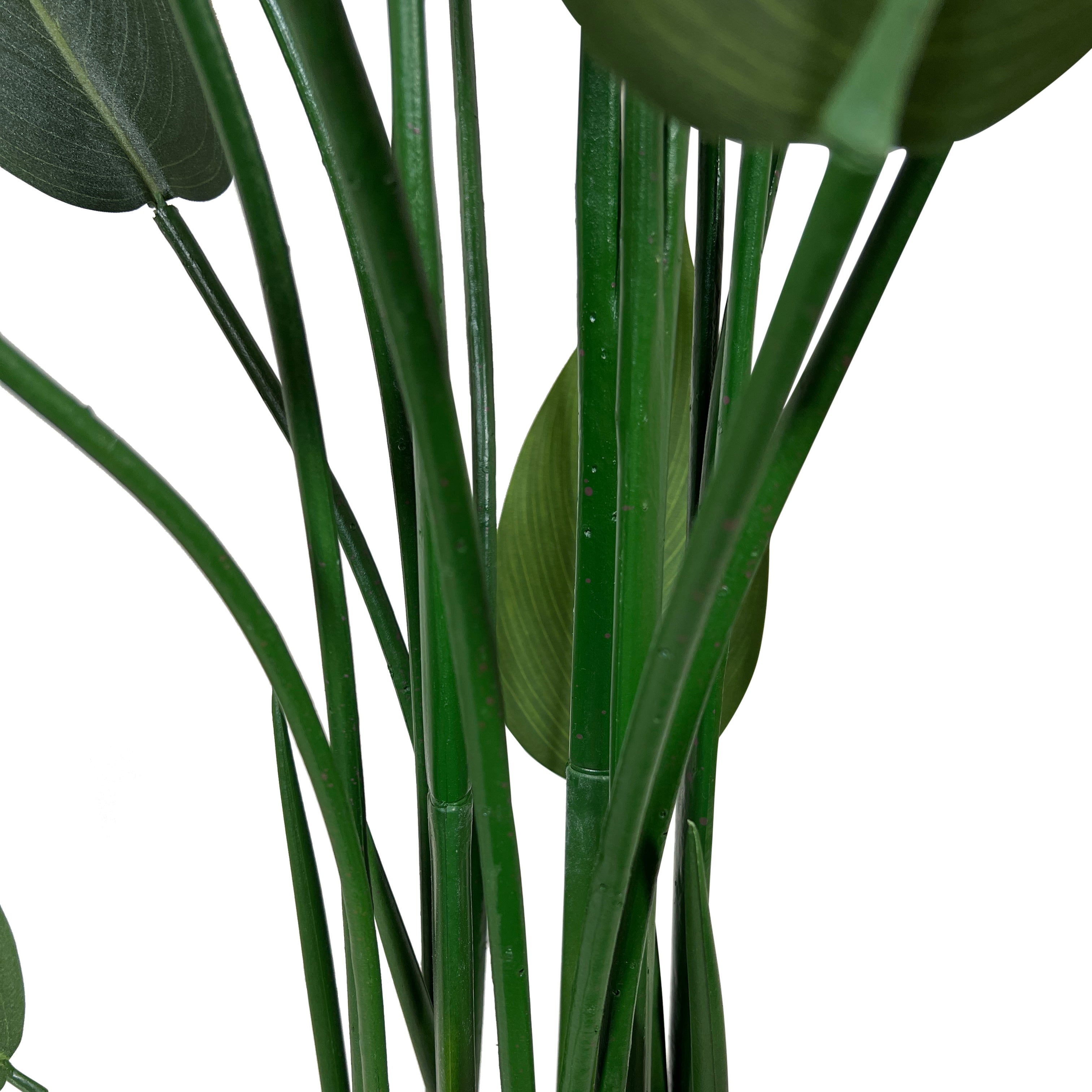 Kopu® Kunstplant Canna 140 cm 20 bladeren - in zwarte pot - Bloemriet
