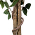 Kopu® Kunstplant Ficus 120 cm in pot - 630 bladeren met Natuurstam