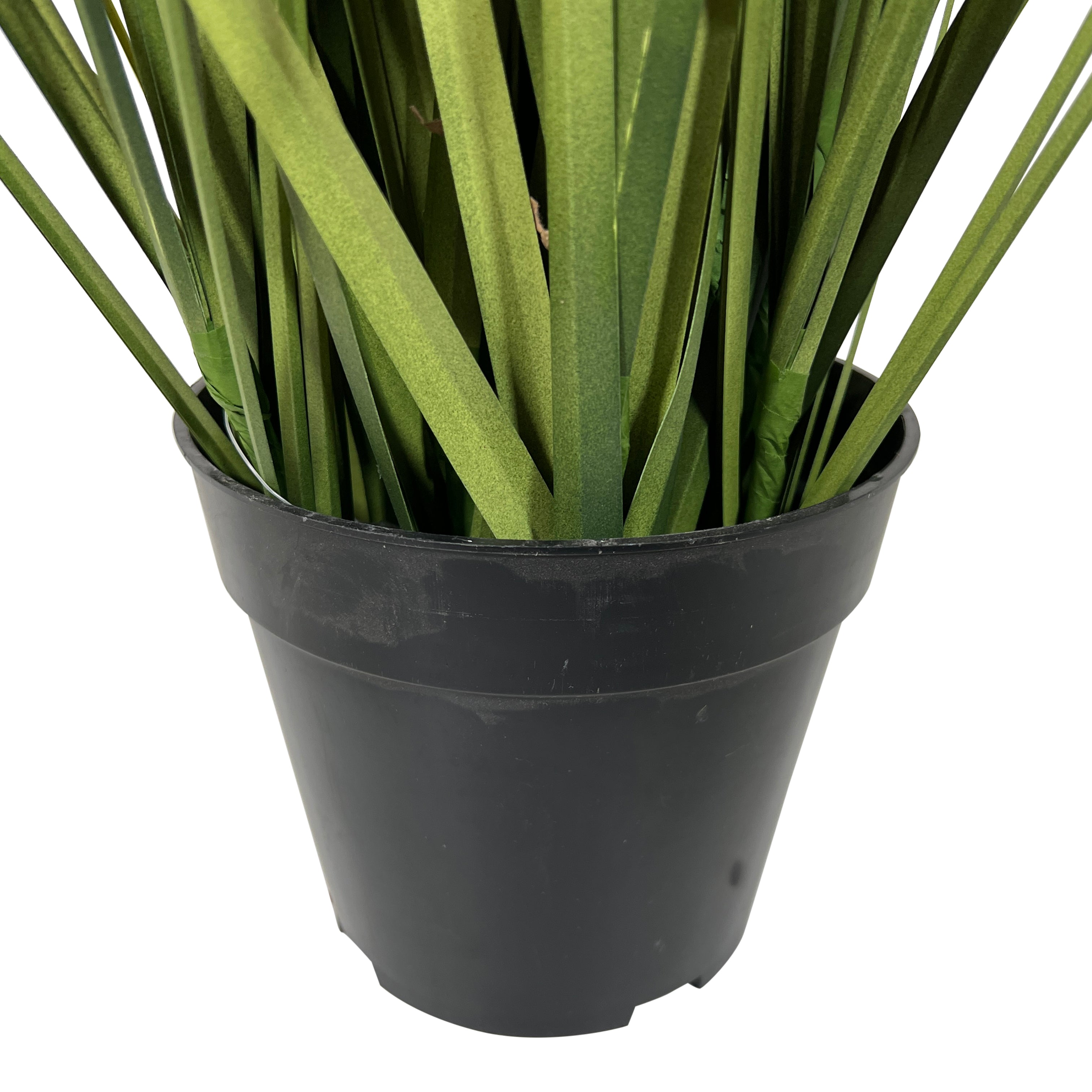 Kopu® Kunstpflanze Hirse 122 cm – 5 Halme – im schwarzen Topf
