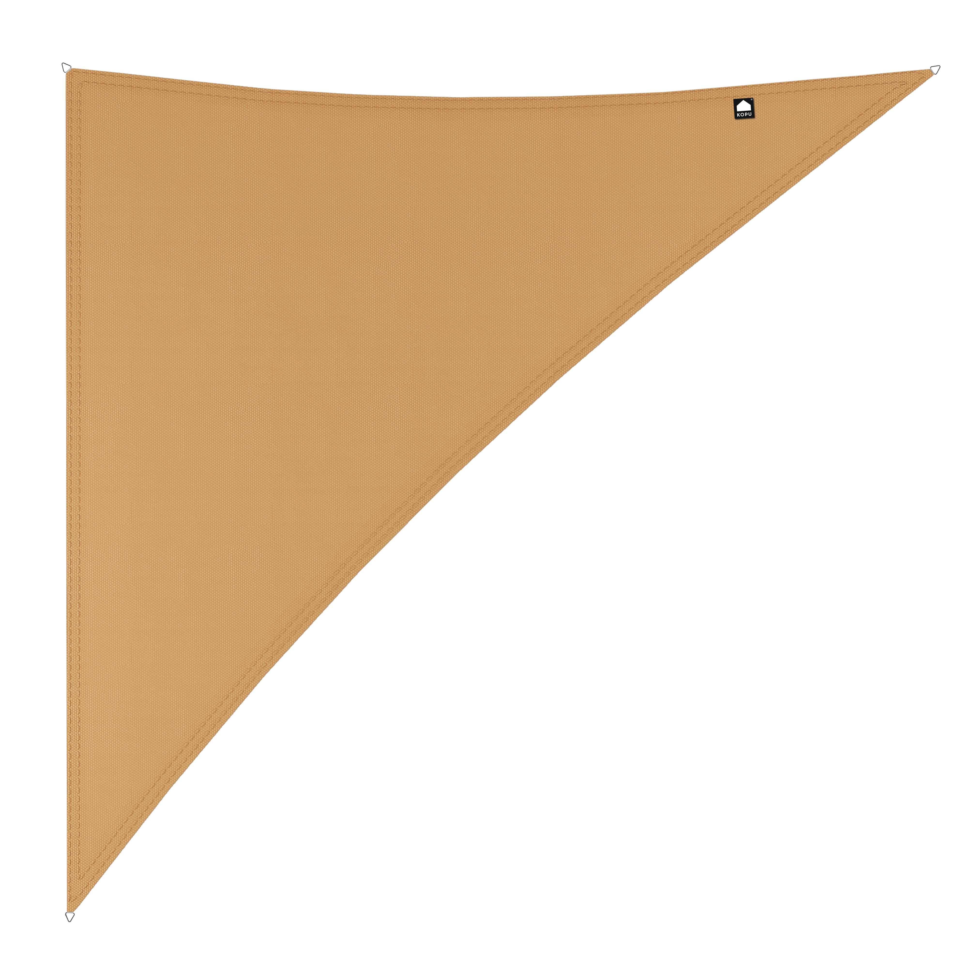 Kopu® Shade Cloth Triangle 3x4x5 mtr 230 Gramm Wasserdicht - Sand