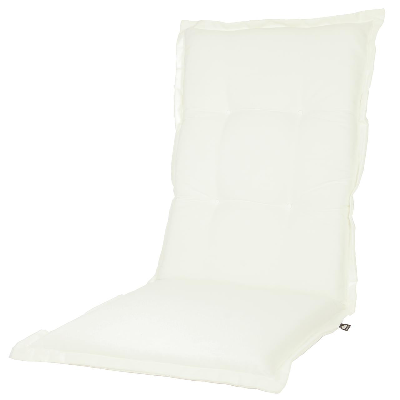 Kopu® Prisma Ivory – Bequemes Gartenkissen mit hoher Rückenlehne – Weiß