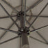 Kopu® ronde stokparasol 300 cm Calma met hoes en voet - Taupe