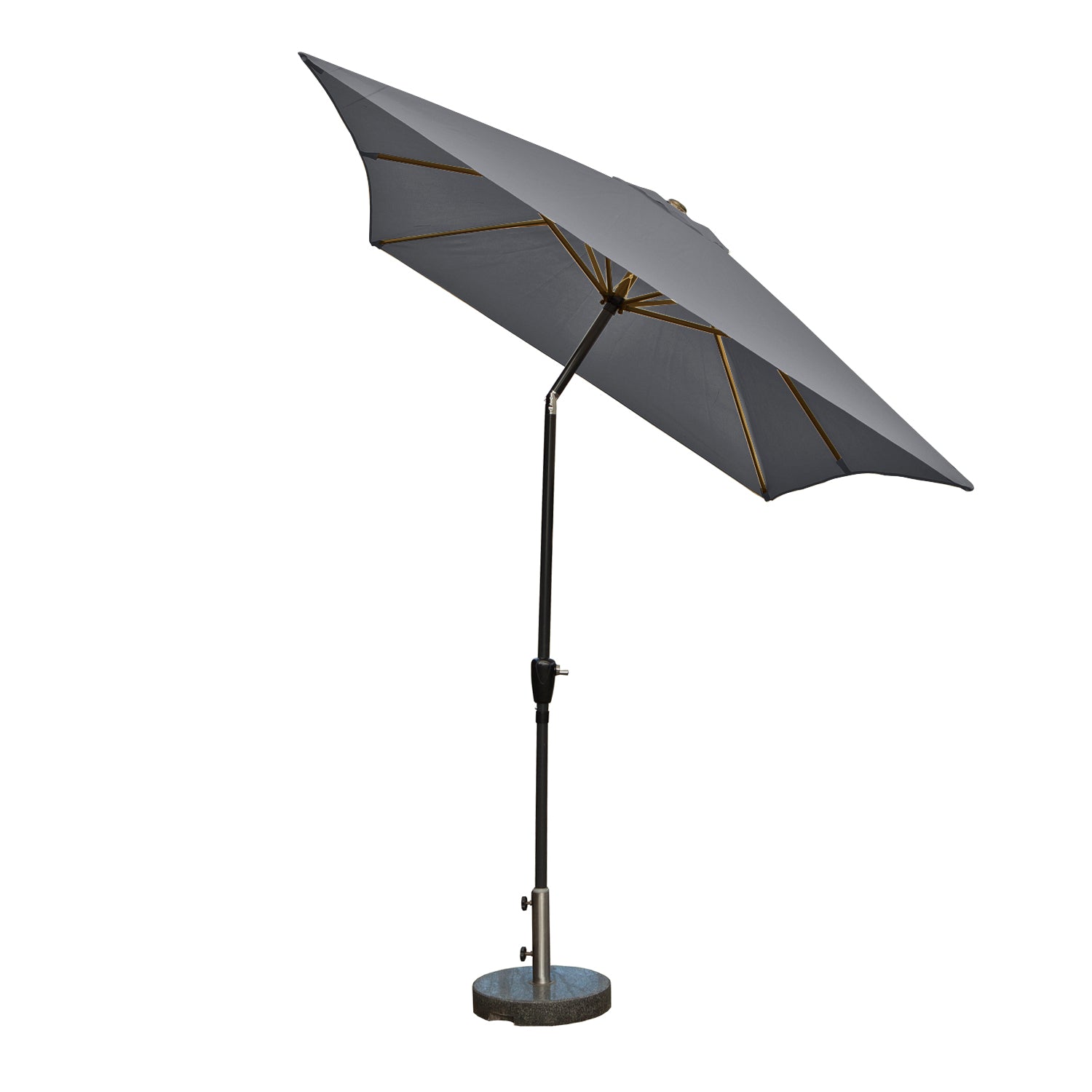 Kopu® rechthoekige parasol Bilbao 150x250 cm met hoes - Grey