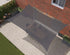Kopu® Schaduwdoek Rechthoek 280 gram Waterdoorlatend 2x3 m - Grijs
