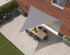 Kopu® Schaduwdoek Driehoek 3x3x3 mtr Waterdicht 230 grams - Grijs
