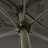 Kopu® rechthoekige parasol Bilbao 150x250 cm met voet - Antraciet