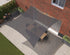 Kopu® Schaduwdoek Vierkant 5x5 m - 280 gram Waterdoorlatend - Grijs