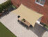 Kopu® Sonnensegel, rechteckig, 2 x 4 m, wasserdicht – Sonnensegel – Sand