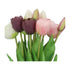 Kopu® Kunstbloemen bos Tulpen Mix 12 stuks 39 cm - Roze