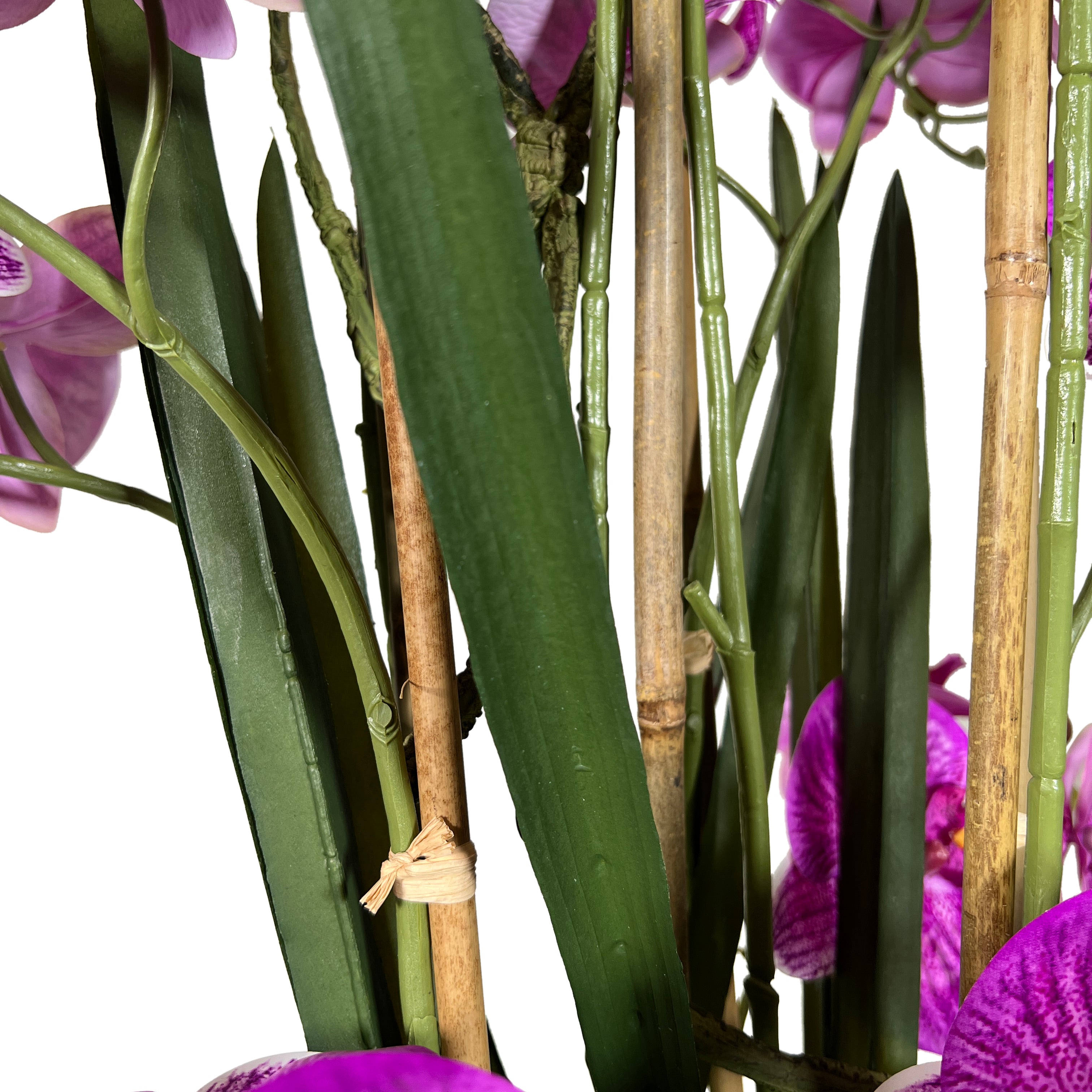 Kopu® Kunstplant Orchidee 160 cm Roze in Hoge Bloempot - Phalaenopsis