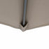 Kopu® ronde stokparasol 300 cm Calma met hoes en voet - Taupe