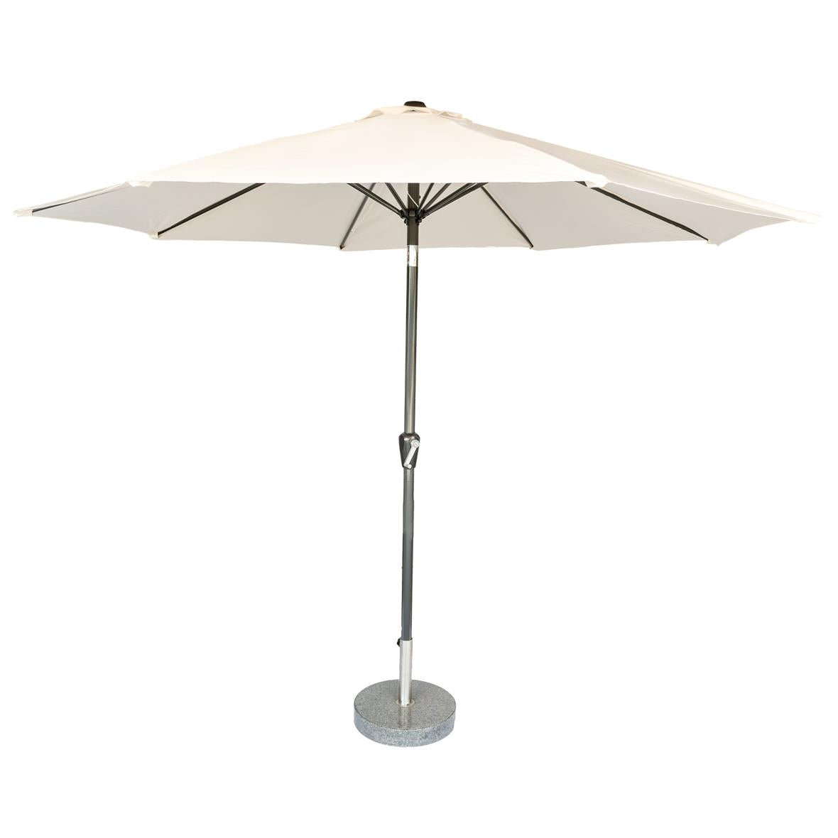 Kopu® Rundstabschirm 300 cm Calma mit Bezug - Natur