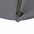 Kopu® rechthoekige parasol Bilbao 150x250 cm met hoes en voet - Grey