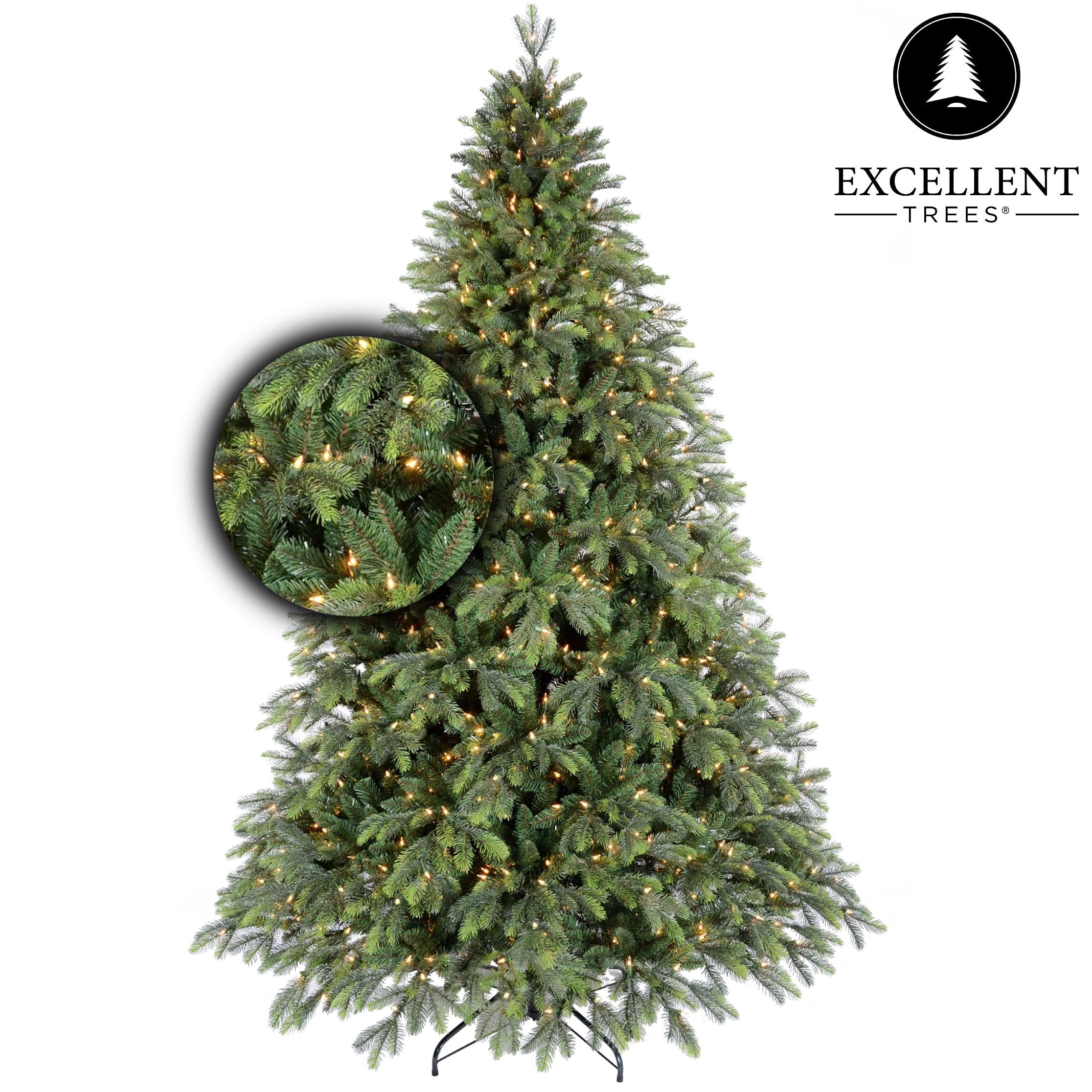 Premium Kerstboom Excellent Trees® LED Kalmar 210 cm met verlichting - 450 Lampjes