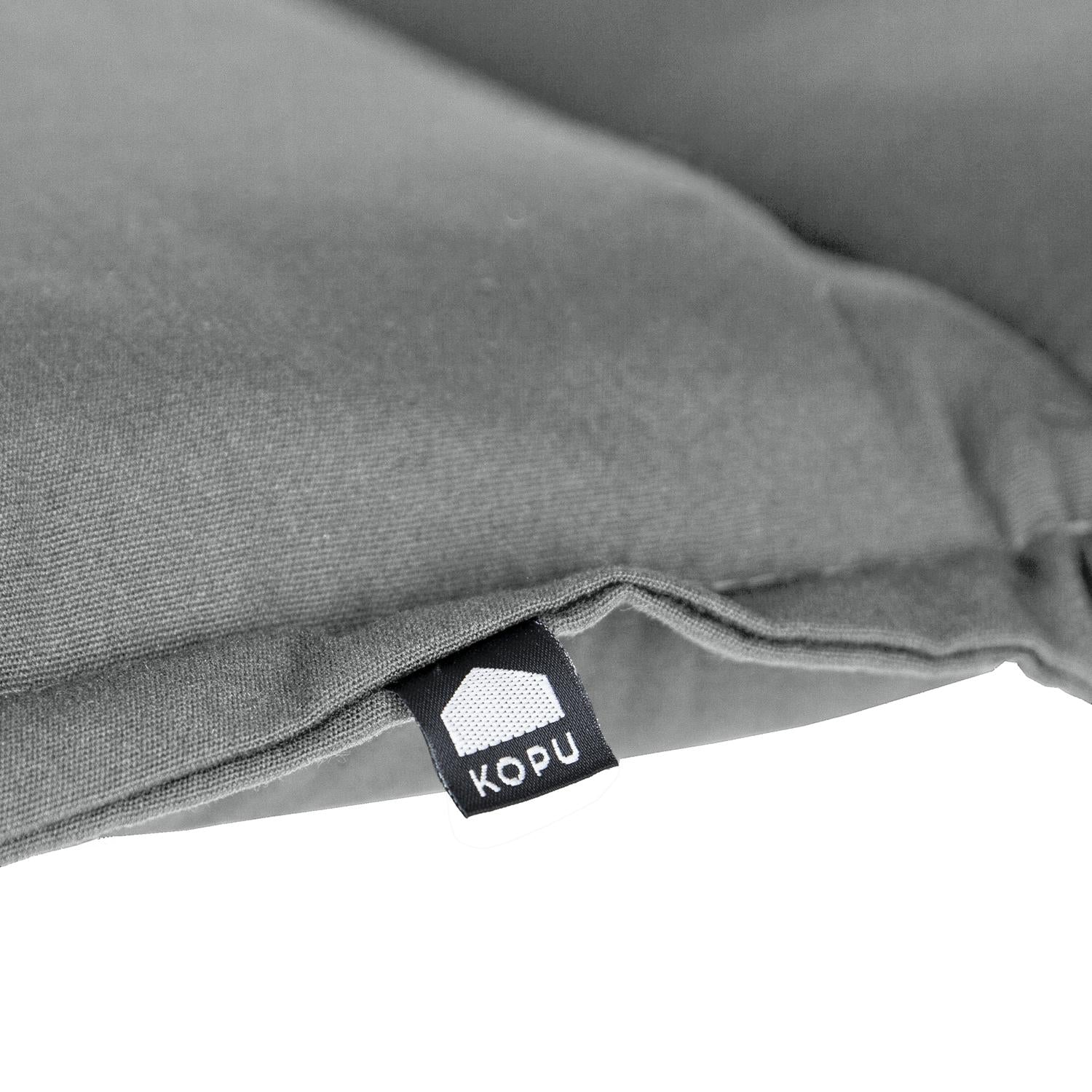 Kopu® Prisma Mousegrey - Extra Comfortabel Ligbedkussen 195x60 cm