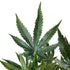 Kopu® Kunstplant Hennep 90 cm met zwarte Pot - 73 bladeren