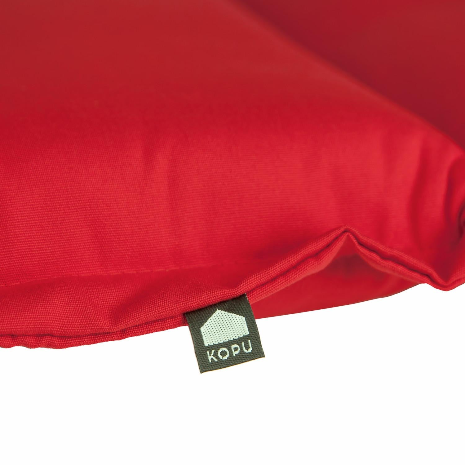 Kopu® – Prisma Gartenkissen mit niedriger Rückenlehne – Rot