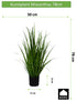 Kopu® Kunstplant Miscanthus 78 cm - in zwarte pot - Nepgras