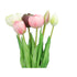 Kopu® Kunstbloemen bos Tulpen Mix 7 stuks 39 cm - Roze
