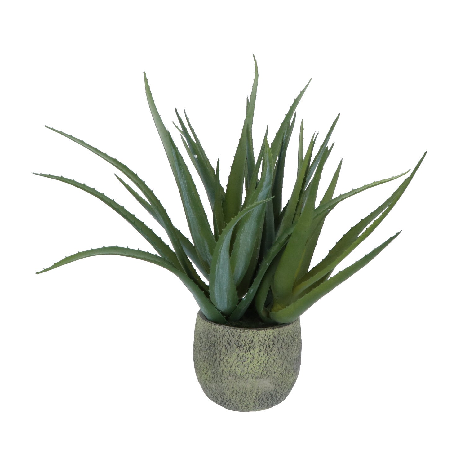 Kopu® Kunstpflanze Aloe Vera 48 cm im Innentopf mit Erde - 30 Blätter